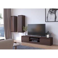 NORE CLP 160 -TV-taso, 160 x 40 x 33 cm, ruskea wenge hinta ja tiedot | TV-tasot | hobbyhall.fi