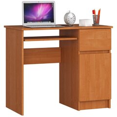 Nore Piksel -kirjoituspöytä, oikeanpuoleinen, 90 x 77 x 50 cm, ruskea hinta ja tiedot | Tietokonepöydät ja työpöydät | hobbyhall.fi