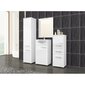 NORE Fin -kylpyhuonekaappi, 85 x 30 x 30 cm, valkoinen korkeakiilto hinta ja tiedot | Kylpyhuonekaapit | hobbyhall.fi
