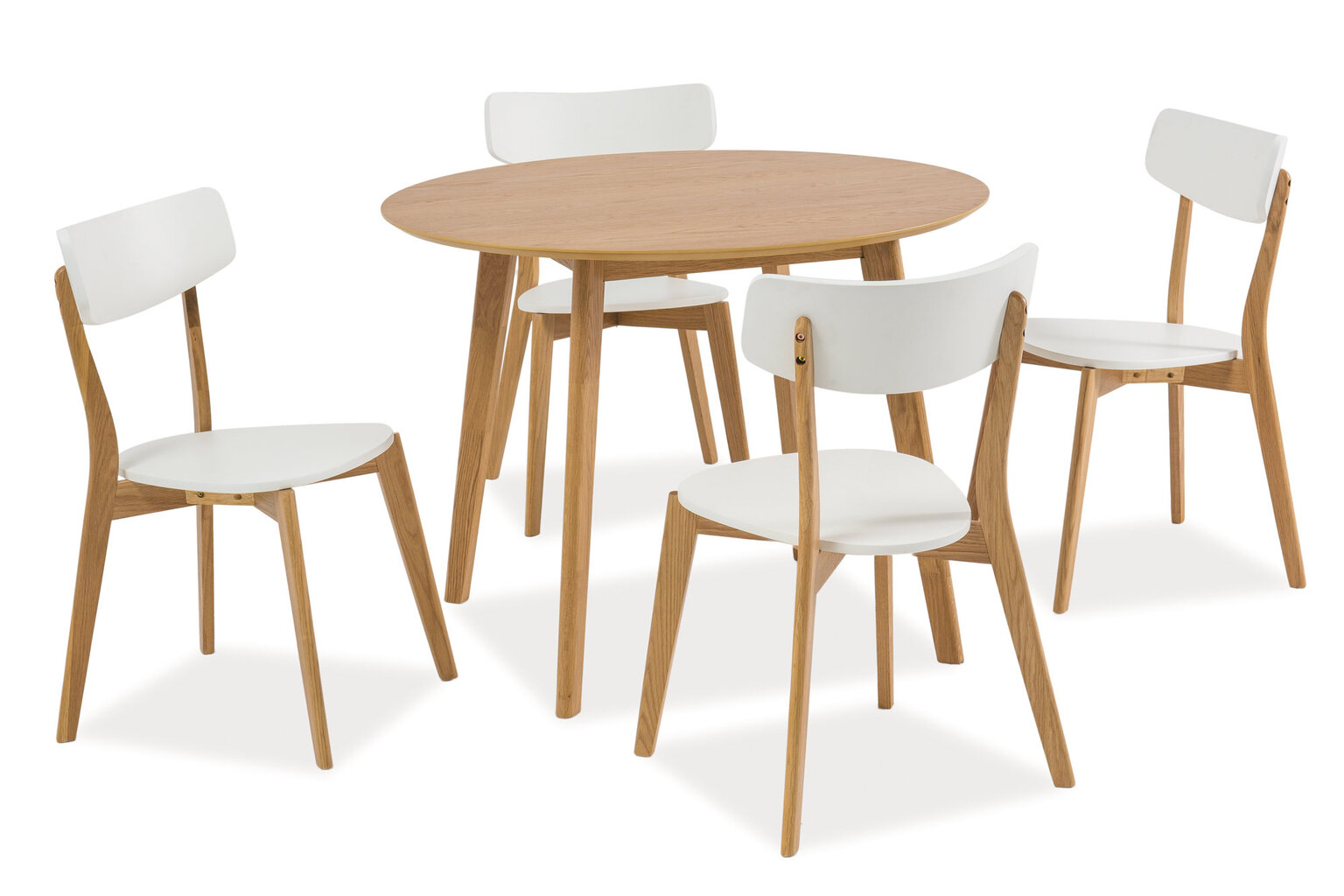 Mosso III -pöytä, 90 x 90 cm, tammi hinta ja tiedot | Ruokapöydät | hobbyhall.fi