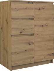 2D2S 70 -lipasto, 97 x 70 x 40 cm, ruskea ( artisan oak ) hinta ja tiedot | Lipastot | hobbyhall.fi