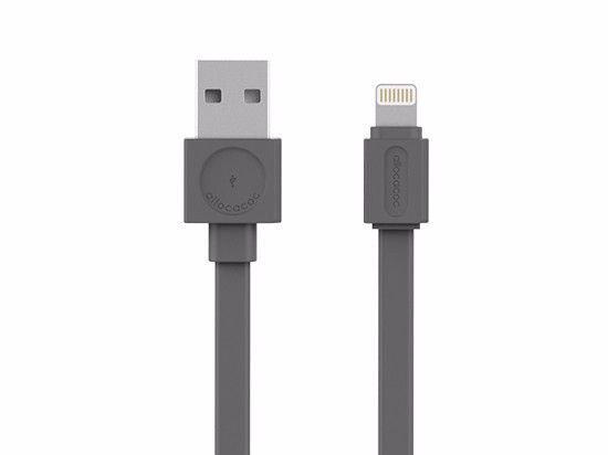 Allocacoc USB-kaapeli Lightning Basic, 1,5 m, harmaa hinta ja tiedot | Kaapelit ja adapterit | hobbyhall.fi