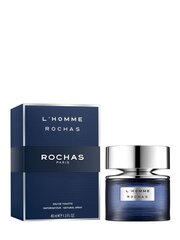 Hajuvesi Rochas L'Homme miehille EDT, 40 ml hinta ja tiedot | Miesten hajuvedet | hobbyhall.fi