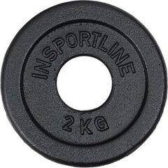 Valurautapaino inSPORTline Castblack OL, 2kg hinta ja tiedot | Käsipainot, kahvakuulat ja voimaharjoittelu | hobbyhall.fi