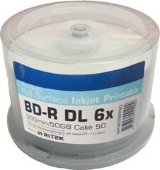 Traxdata BD-R DL 50 GB 6x 50 kpl. hinta ja tiedot | Vinyylilevyt, CD-levyt, DVD-levyt | hobbyhall.fi