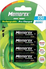 Memorex AAA/HR03 hinta ja tiedot | Paristot | hobbyhall.fi