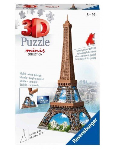 Puzzle 54 osaa 3D Mini Rakennukset Eiffel-torni hinta ja tiedot | Palapelit | hobbyhall.fi