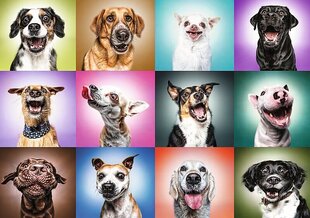 TREFL Prime palapeli Funny Dogs, 1000 palaa hinta ja tiedot | Palapelit | hobbyhall.fi