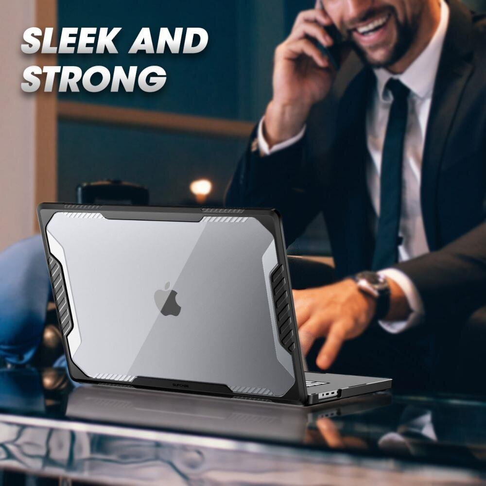 Supcase Unicorn Beetle Pro MacBook Pro 16 2021 black hinta ja tiedot | Kannettavien tietokoneiden lisätarvikkeet | hobbyhall.fi