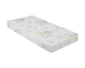 Lasten patja Kikkaboo Memory Comfort 60x120x12 cm, Karhunharmaa, karhunharmaa hinta ja tiedot | Patjat | hobbyhall.fi