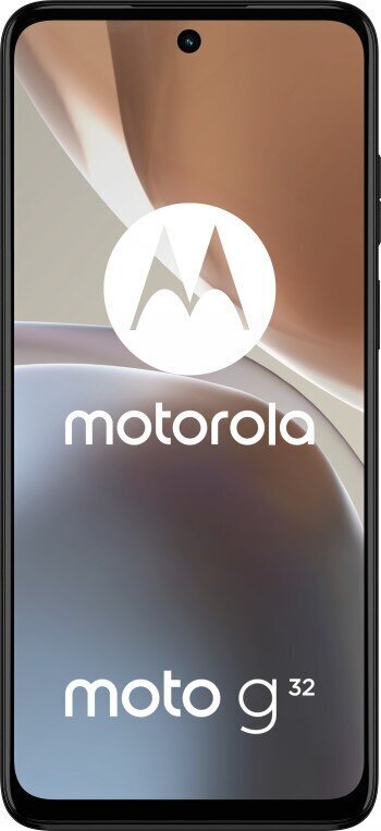 Motorola G32, 4/128 Gt, Dual SIM, Harmaa, PAUU0004SE hinta ja tiedot | Matkapuhelimet | hobbyhall.fi