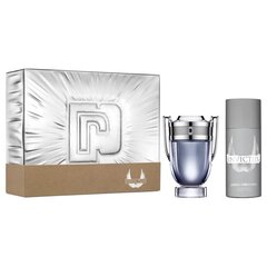 Paco Rabanne Invictus lahjapakkaus miehelle 100 ml hinta ja tiedot | Miesten hajuvedet | hobbyhall.fi