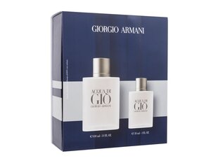 Giorgio Armani Acqua di Gio -setti miehille: EDT Hajuvesi, 100ml + 30ml hinta ja tiedot | Miesten hajuvedet | hobbyhall.fi