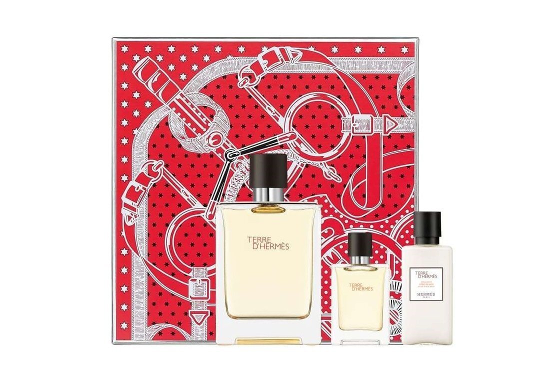 Hermes Terre D Hermes: EDT 100 ml + EDT 12.5 ml + voide 40 ml hinta ja tiedot | Miesten hajuvedet | hobbyhall.fi