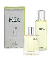 Setti Hermès H24 miehille: EDT Hajuvesi, 30 ml + 12,5 ml hinta ja tiedot | Hermès Hajuvedet ja kosmetiikka | hobbyhall.fi