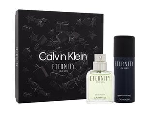 Setti Calvin Klein Eternity miehille: Hajuvesi EDT, 100 ml + suihkedeodorantti, 150 ml hinta ja tiedot | Miesten hajuvedet | hobbyhall.fi