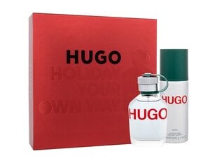 Hugo Boss Hugo Man miehille: eau de toilette EDT, 75 ml + deodorantti, 150ml hinta ja tiedot | Miesten hajuvedet | hobbyhall.fi