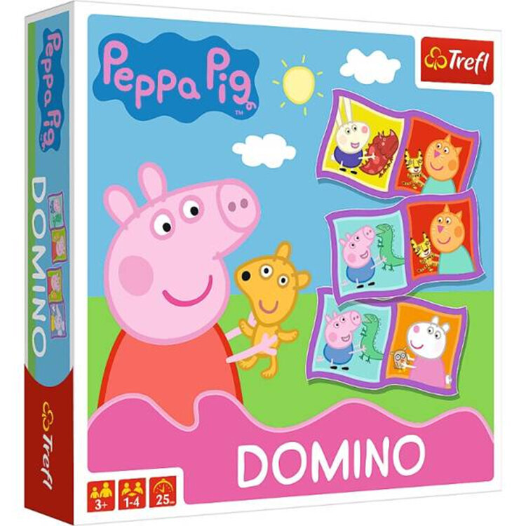 Lautapeli * DOMINO - Peppa Pig (Pipsa Possu) * hinta ja tiedot | Lautapelit ja älypelit | hobbyhall.fi