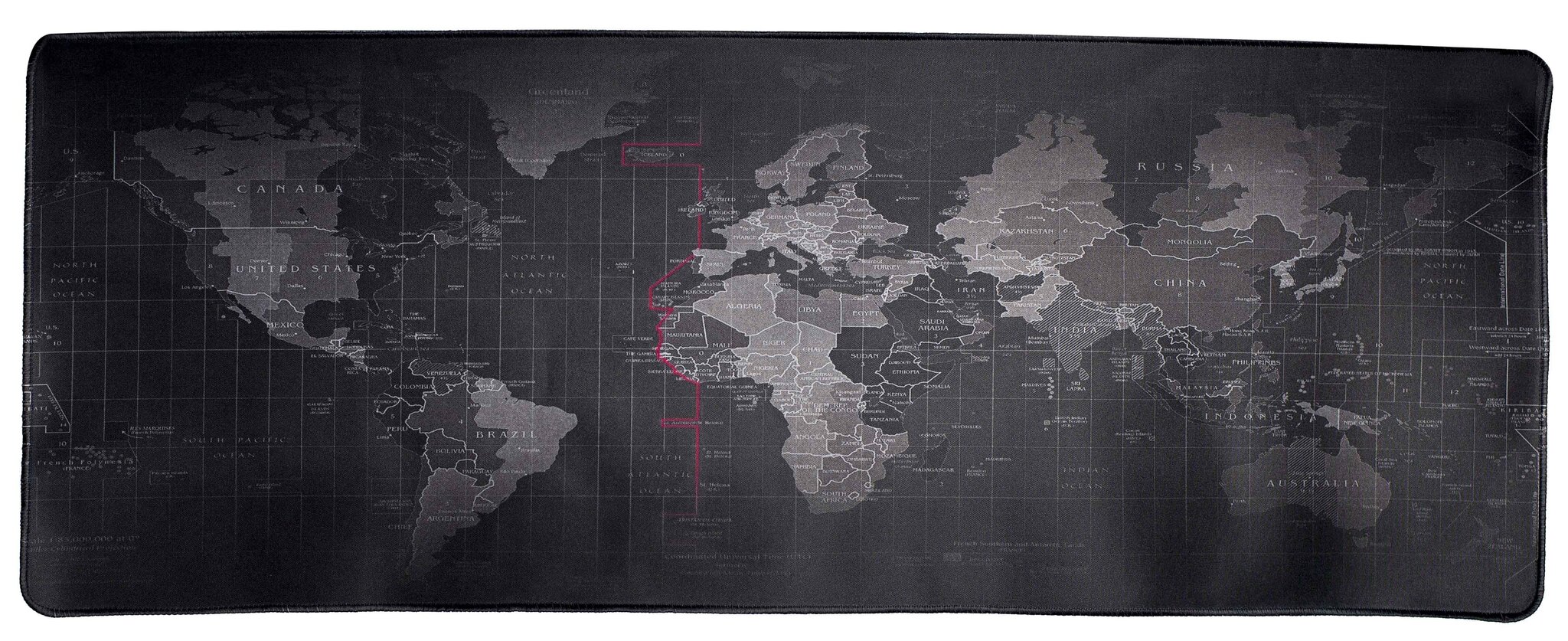 Työpöytämatto maailmankartalla 30x80cm hinta ja tiedot | Pöytäliinat, tabletit ja lautasliinat | hobbyhall.fi