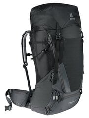 Deuter turistireppu Futura Air 55+10 L, musta hinta ja tiedot | Urheilukassit ja reput | hobbyhall.fi