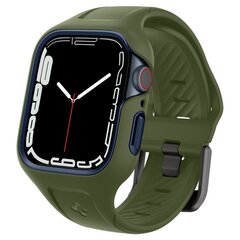 Spigen Liquid Air Pro Apple Watch 7 / 8 (45 mm) moss green hinta ja tiedot | Älykellojen ja aktiivisuusrannekkeiden lisätarvikkeet | hobbyhall.fi