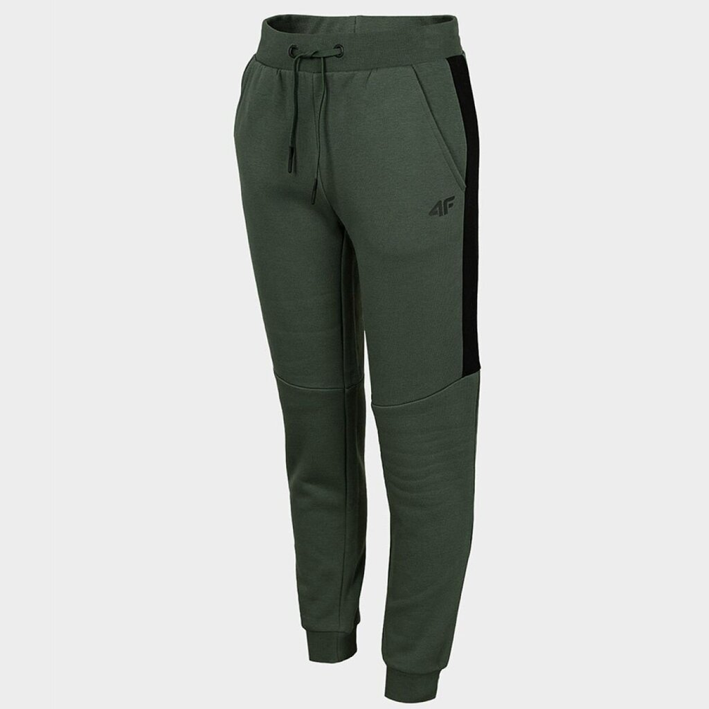 Poikien housut 4F Jr HJZ22-JSPMD002 46S, vihreät hinta ja tiedot | Tyttöjen leggingsit ja housut | hobbyhall.fi