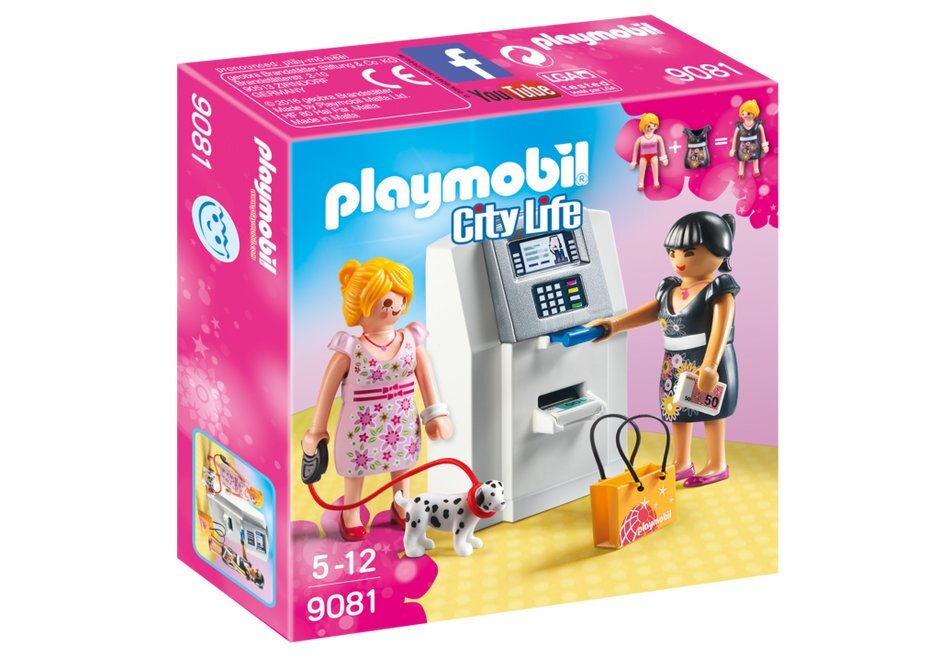 9081 PLAYMOBIL® City Life -pankkiautomaatti hinta ja tiedot | LEGOT ja rakennuslelut | hobbyhall.fi