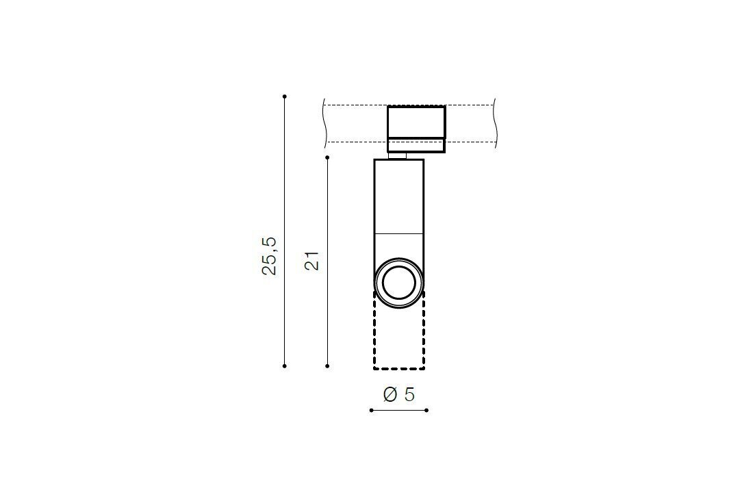 Upotettava valo kolmivaiheväylään AZzardo Santos AZ2924 hinta ja tiedot | Kiskovalaisimet ja valokiskot | hobbyhall.fi