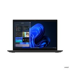 Lenovo ThinkPad T14s (Gen 3) Musta, 14", IPS, WUXGA, 1920 x 1200, häikäisynesto, AMD Ryzen 5 PRO, 6650U, 16 Gt, juotettu LPDDR5-6400, SSD 256 Gt, AMD Radeon 660M Graphics, ei optista asemaa, W hinta ja tiedot | Kannettavat tietokoneet | hobbyhall.fi