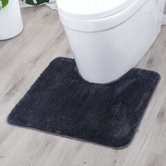 Mikrokuituinen wc-matto Benedomo 55x55, harmaa hinta ja tiedot | Kylpyhuoneen sisustus | hobbyhall.fi