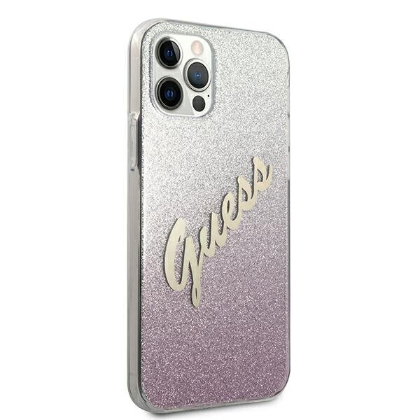 iPhone 12 Pro Max 6,7” suojakuori Guess GUHCP12LPCUGLSPI hinta ja tiedot | Puhelimen kuoret ja kotelot | hobbyhall.fi