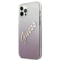 iPhone 12/12 Pro 6.1" suojakuori Guess GUHCP12MPCUGLSPI hinta ja tiedot | Puhelimen kuoret ja kotelot | hobbyhall.fi