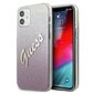 iPhone 12 mini 5.4" suojakuori Guess GUHCP12SPCUGLSPI hinta ja tiedot | Puhelimen kuoret ja kotelot | hobbyhall.fi