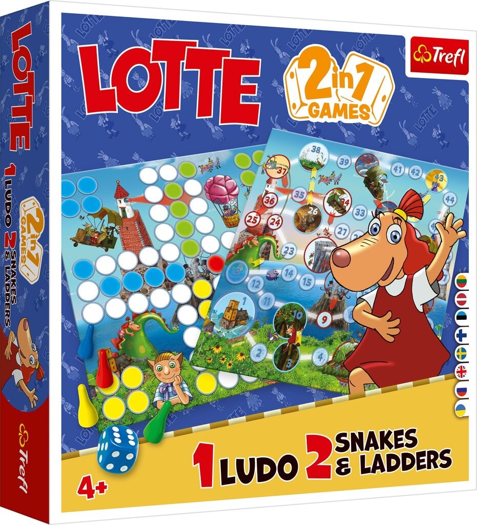 Lautapeli Trefl Snakes & Ladders Lotte hinta ja tiedot | Lautapelit ja älypelit | hobbyhall.fi