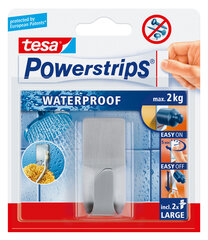 Tesa PowerStrips Waterproof -koukku, 1 kpl hinta ja tiedot | Tesa Kylpyhuone | hobbyhall.fi