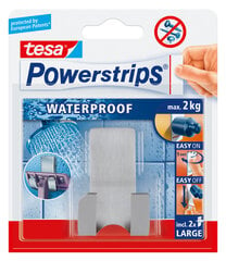 Tesa partateräpidike ruostumatonta terästä PowerStrips Waterproof Zoom 1kpl hinta ja tiedot | Tesa Kodin remontointi | hobbyhall.fi