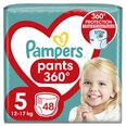 PAMPERS Pants 5 koko, 12-17 kg, 48 kpl