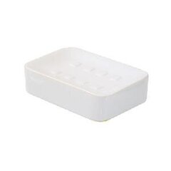 Saippua-astia "Bianco", 12 x 8 x 3 cm hinta ja tiedot | Kylpyhuoneen sisustus | hobbyhall.fi