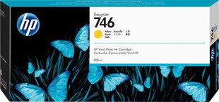 HP 746 300-ml DesignJet, keltainen hinta ja tiedot | Mustekasetit | hobbyhall.fi