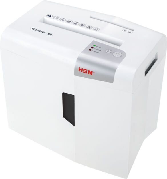 HSM shredstar X8, valkoinen hinta ja tiedot | Paperisilppurit | hobbyhall.fi