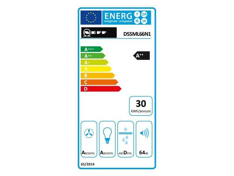 Neff D55ML66N1 hinta ja tiedot | Liesituulettimet | hobbyhall.fi