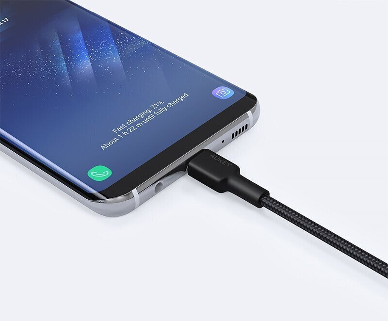 Aukey CB-CA1 OEM, USB C-USB A 3.1, 1m hinta ja tiedot | Puhelinkaapelit | hobbyhall.fi