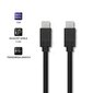 Qoltec USB 3.1 tipo C kištukas, 2.5m hinta ja tiedot | Kaapelit ja adapterit | hobbyhall.fi