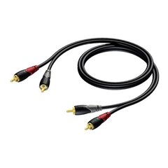 Procab, 2xRCA, 1,5 m hinta ja tiedot | Kaapelit ja adapterit | hobbyhall.fi