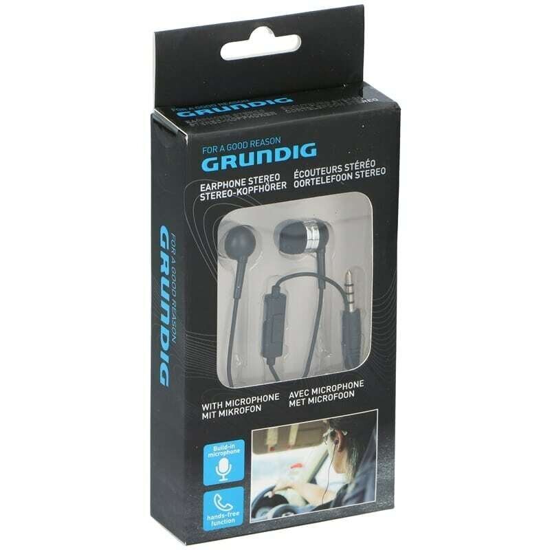 Grundig wired in-ear Black hinta ja tiedot | Kuulokkeet | hobbyhall.fi