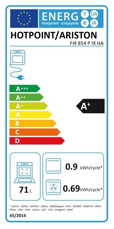 Hotpoint FI4 854 P IX HA hinta ja tiedot | Erillisuunit | hobbyhall.fi