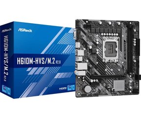 Asrock Intel H610 LGA1700 MicroATX hinta ja tiedot | Emolevyt | hobbyhall.fi