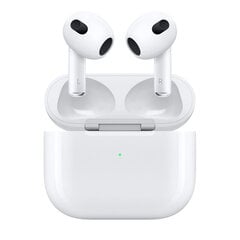 Apple AirPods (3rd generation) with Lightning Charging Case - MPNY3ZM/A hinta ja tiedot | Kuulokkeet | hobbyhall.fi