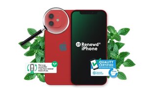 Tehdashuollettu puhelin iPhone 12 Mini 64GB Red hinta ja tiedot | Renewd Matkapuhelimet ja tarvikkeet | hobbyhall.fi