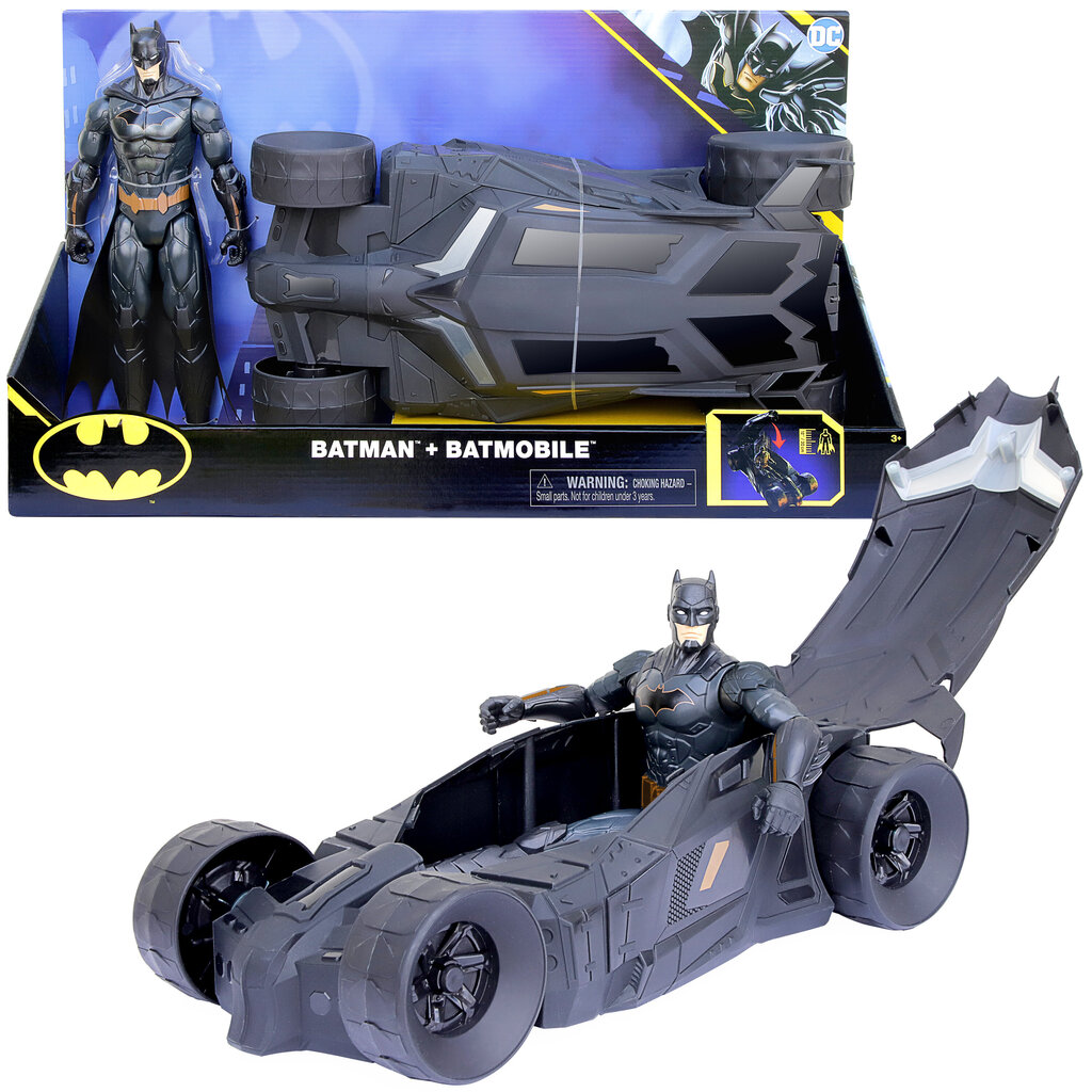 Batmobile figuurilla Batman (Batman) DC hinta ja tiedot | Poikien lelut | hobbyhall.fi